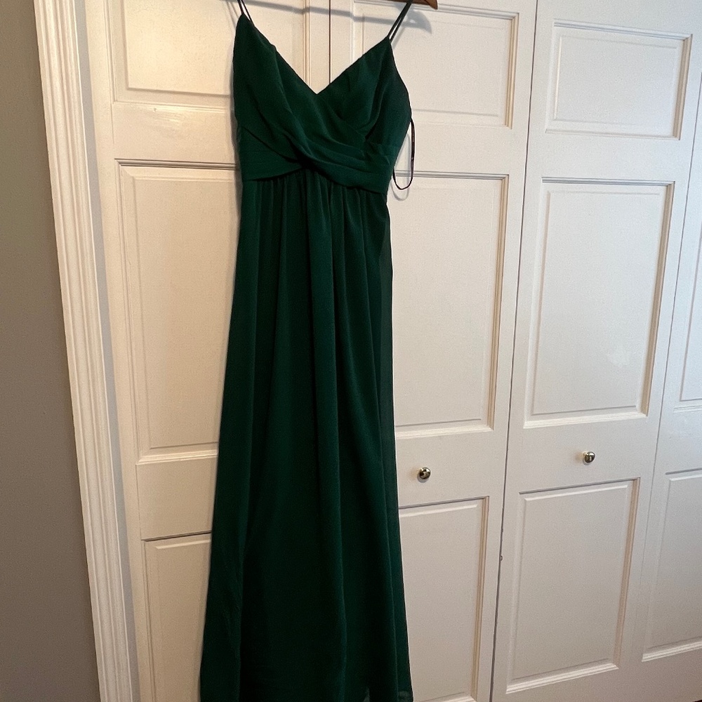 Hunter Green Bridesmaid Dress